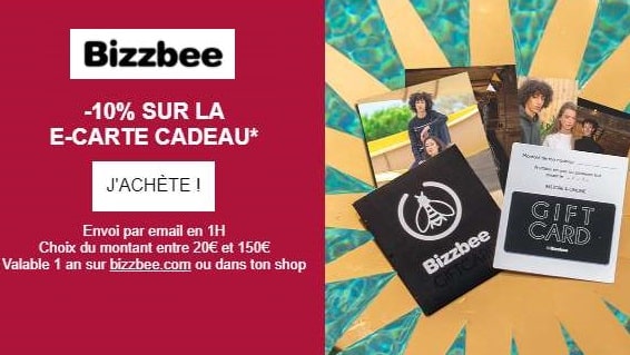 10% De Remise Sur Toutes Les E Cartes Cadeau Bizzbee