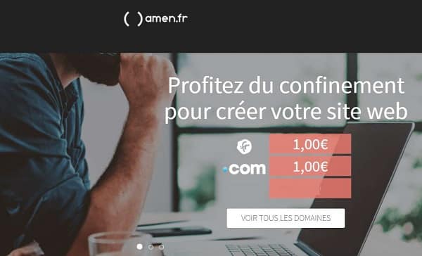 1€ Le Nom De Domaine .com .fr Avec Micro Hébergement