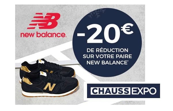 20€ De Remise Sur L'achat D'une Paire De New Balance