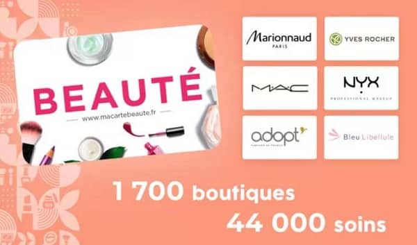 Bon achat Ma Carte Beauté moins cher : 1€ pour obtenir 5€ de remise (valable dans des milliers de boutiques et spas)