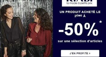 Offre spéciale Kiabi : 50% de remise sur votre deuxième article