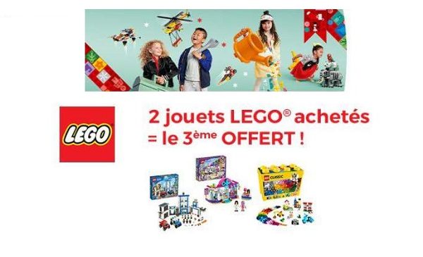 Opération Noël Lego Sur Cdiscount 2 Boites De Lego Achetées = La Troisième Offerte !