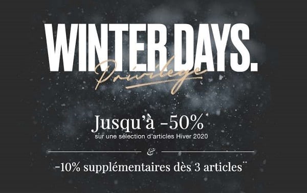 Winter Days Privilège : la vente de pré-soldes IKKS avec jusqu’à -50% sur une selection