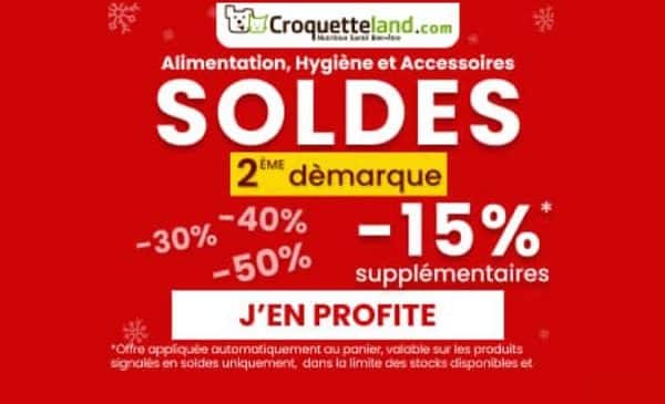 15% De Remise Sur Tout Le Site Croquetteland