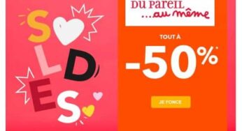 3ème démarque SOLDES Du Pareil Au Même : Tout à -50% !