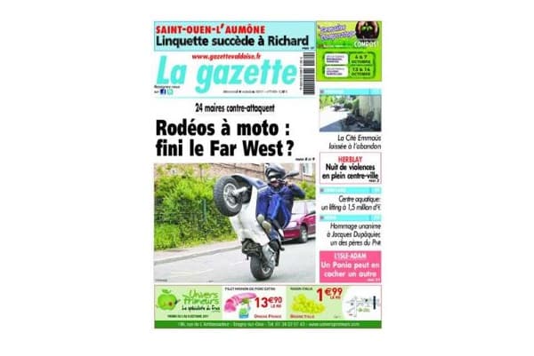 Abonnement La Gazette du Val d’Oise pas cher : 33,20€ l’année seulement (hebdo 52N°)