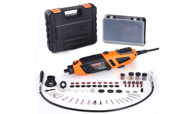 BRICO: 36,99€ Kit outil multifonctions rotatif avec 186 accessoires et coffret VEVOR