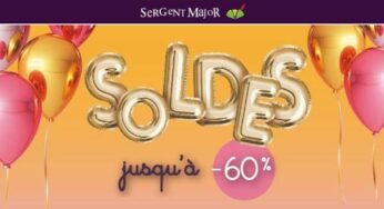 La première démarque des soldes de Sergent Major : déjà jusqu’à -60%