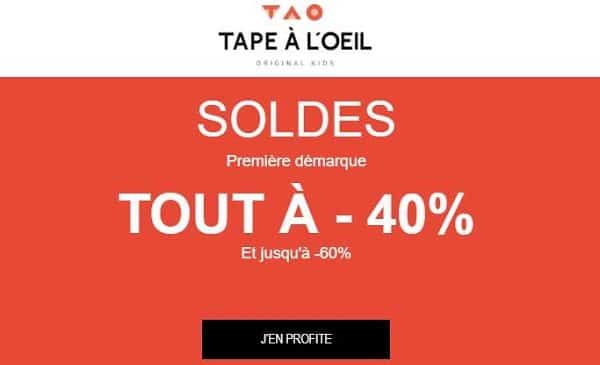 Minimum 40% De Remise Sur Les Soldes Tape à L’œil