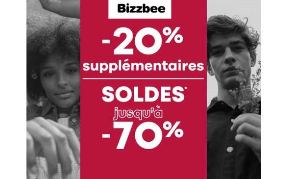 Nouvelle Démarque Soldes Bizzbee 20% Remise Supplémentaires