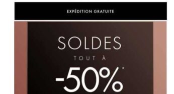 Soldes GUESS maintenant TOUT à moitié prix (soldes femme et homme)