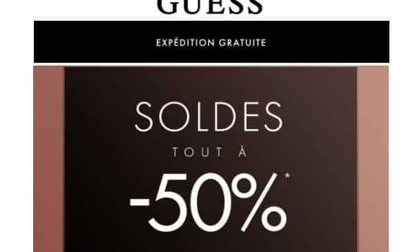 Soldes Guess Maintenant Tout à Moitié Prix