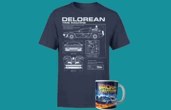 Pack T Shirt Homme Retour Vers Le Futur + Un Mug Retour Vers Le Futur