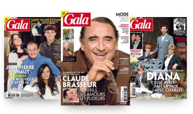 35% de remise sur votre abonnement au magazine Gala : 8,90€/mois version papier (hebdo) + version numérique