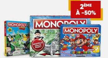 1 Monopoly acheté = le second à moitié prix sur FNAC