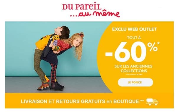 60% de remise sur toutes les anciennes collection dpam