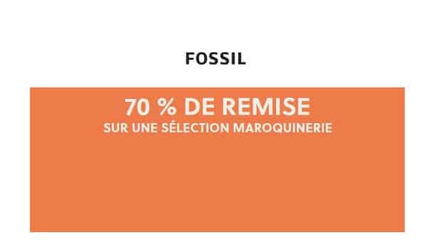 70 % de remise sur une sélection maroquinerie fossil