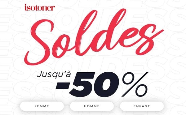 dernière démarque isotoner