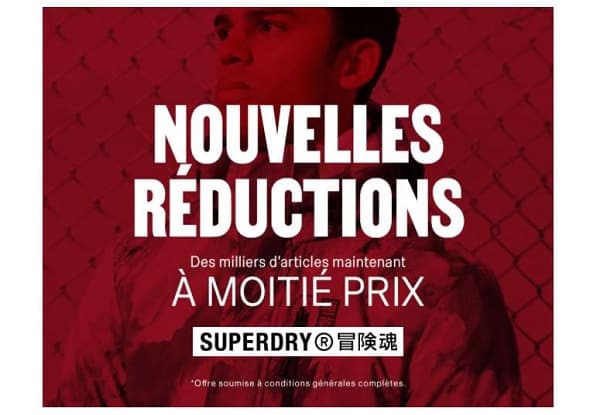 Des Milliers D'articles Moitié Prix Avez Les Nouvelles Démarques Superdry