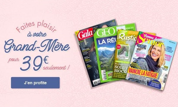 fête des grand mères offrez un abonnement magazine pour seulement 39€ fête des grand mères offrez un abonnement magazine pour seulement 39€