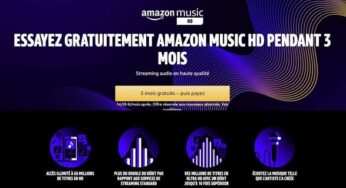 Offre de bienvenue AMAZON MUSIC HD : 3 mois gratuit (Streaming audio haute qualité)