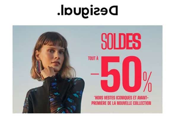 Soldes Desigual : tout à -50% pour les dernières démarques