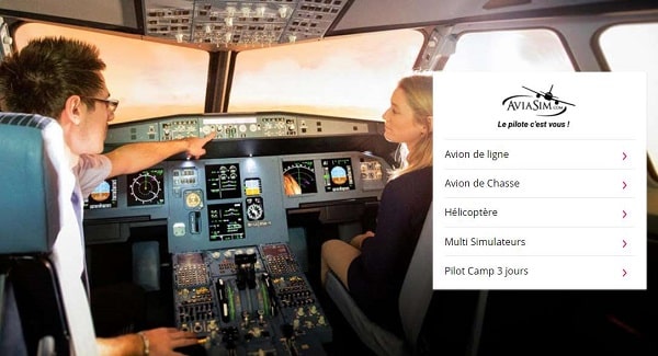 Vente Privée Simulateurs Aviasim Avion De Ligne, De Chasse, Hélicoptère