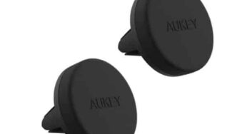 FLASH : 7,69€ le lot de 2 supports smartphone magnétique pour grille aération AUKEY HD-C5