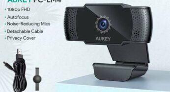 34,99€ webcam full HD 5 MP 1080p avec mise au point automatique et micro Aukey PC-LM4 (compatible Windows, Mac et Android)