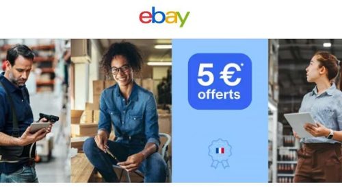 5€ de remise sur vos achats chez un vendeur français sur ebay