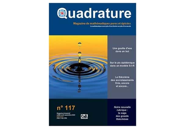 abonnement revue de mathématiques quadrature pas cher