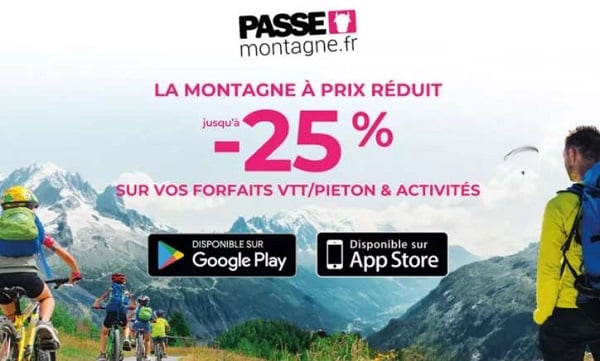 activités en montagne moins chers carte reduction ski passe montagne