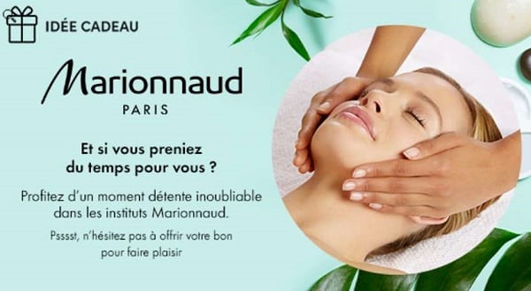 Bon achat instituts Marionnaud 29,9€ au lieu de 59€ le soin du visage ou soin corps ou épilations