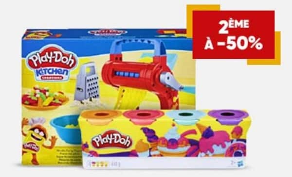 bon plan play doh hasbro 1 article play doh acheté = le 2ème à 50%