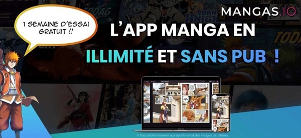 découvrez mangas.io le netflix du manga  7 jours de mangas gratuits puis un abonnement illimité sans engagement