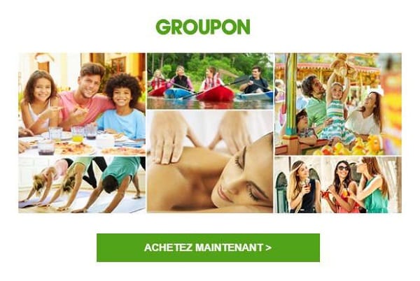 Remise surprise Groupon : jusqu’à -30% sur les offres Groupon (code promo)