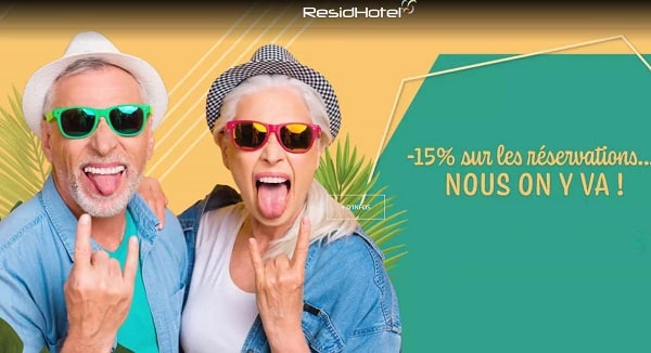 réservez maintenant et obtenez 15 % sur votre réservation dans un appart hôtel residhotel