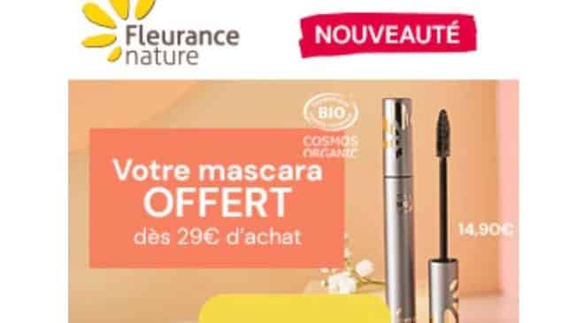 1 mascara offert dès 29€ d’achat sur fleurance nature