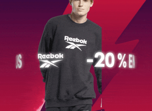 20% en plus sur l’outlet reebok