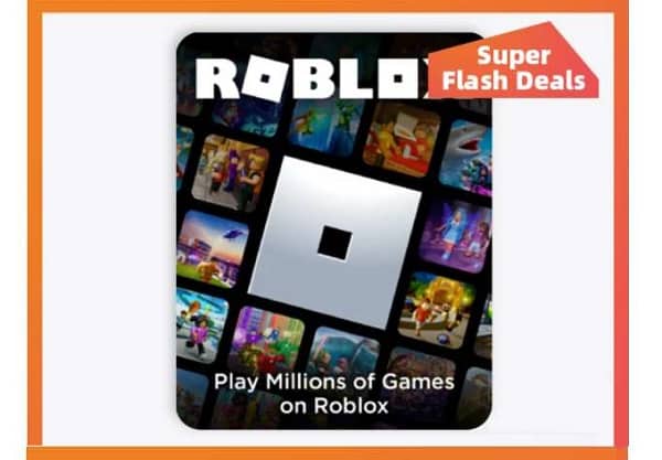 Bon plan carte cadeau Roblox moitié prix ! 9,9€ la carte prépayée d’une valeur de 19,9€