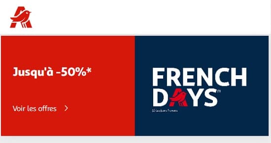 French Days Auchan : jusqu’à 50% de remise sur 700 articles en exclu web