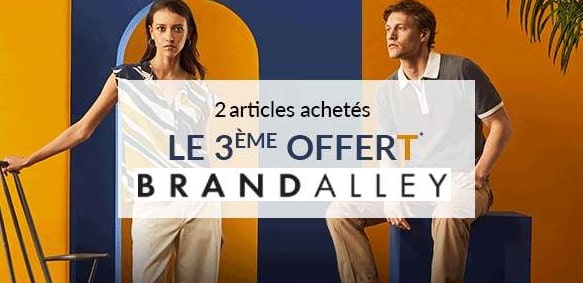 le 3éme article gratuit sur brandalley