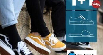 Offre spéciale chaussures sur Blue Tomato : 1 paire achetée = l’autre à moitié prix