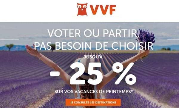 offre vacances de printemps de vvf