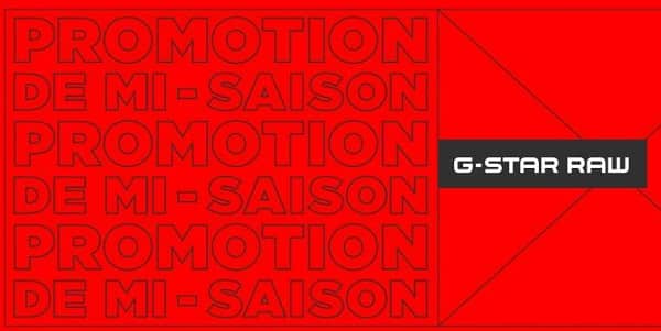 promotions de mi saison chez g star