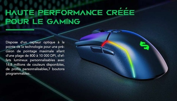 Souris Gaming Black Shark M2