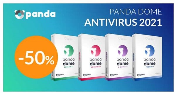 toutes les suites de sécurité panda dome à moitié prix