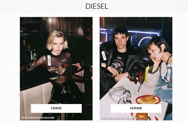 Vente Privée Diesel (homme & femme) : de -50% jusqu’à -70% sur plus de 600 articles