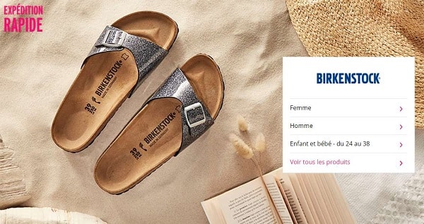 vente privée birkenstock