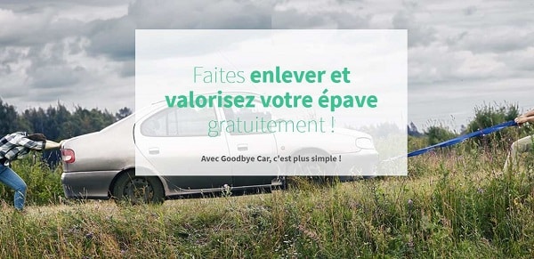 obtenez le montant de reprise de votre vieille voiture pour la casse sur goodbye car